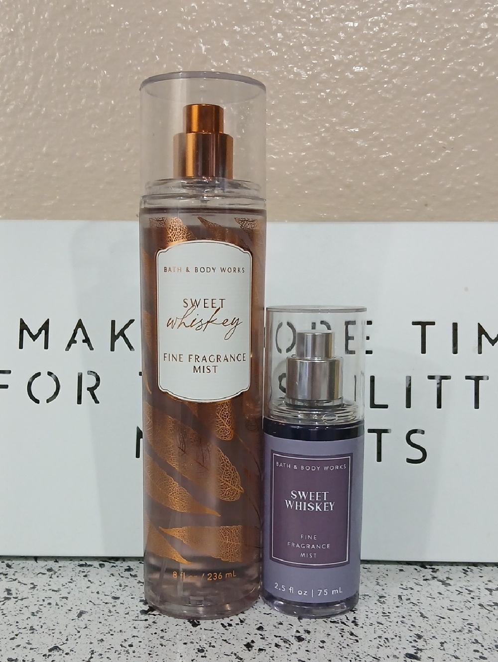 Bath & Body Works Sweet Whiskey Fragrance Mist Duo